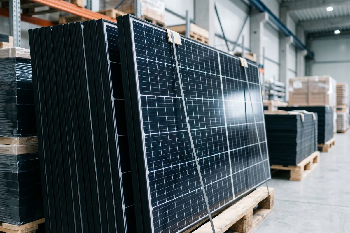 Solar panels for distribution